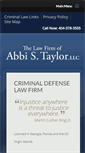 Mobile Screenshot of criminal-defense.net